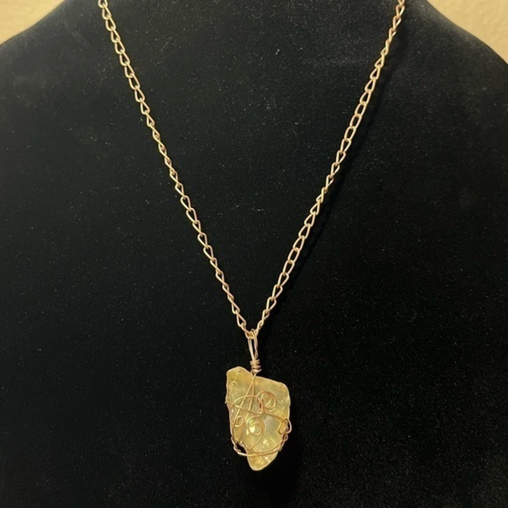 Handmade Wire-Wrapped Necklace